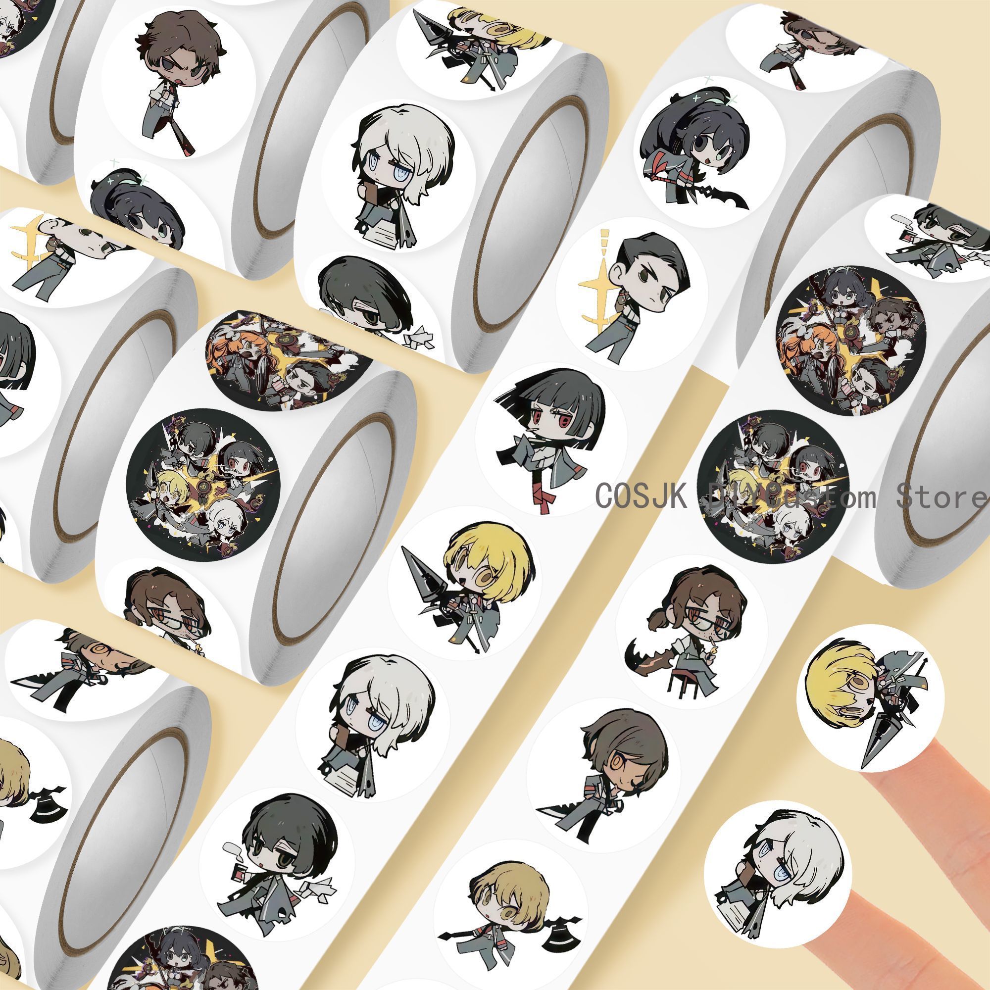 Laptop Accessories Gifts - 500Pc/Roll Anime Limbus Company Yi Sang