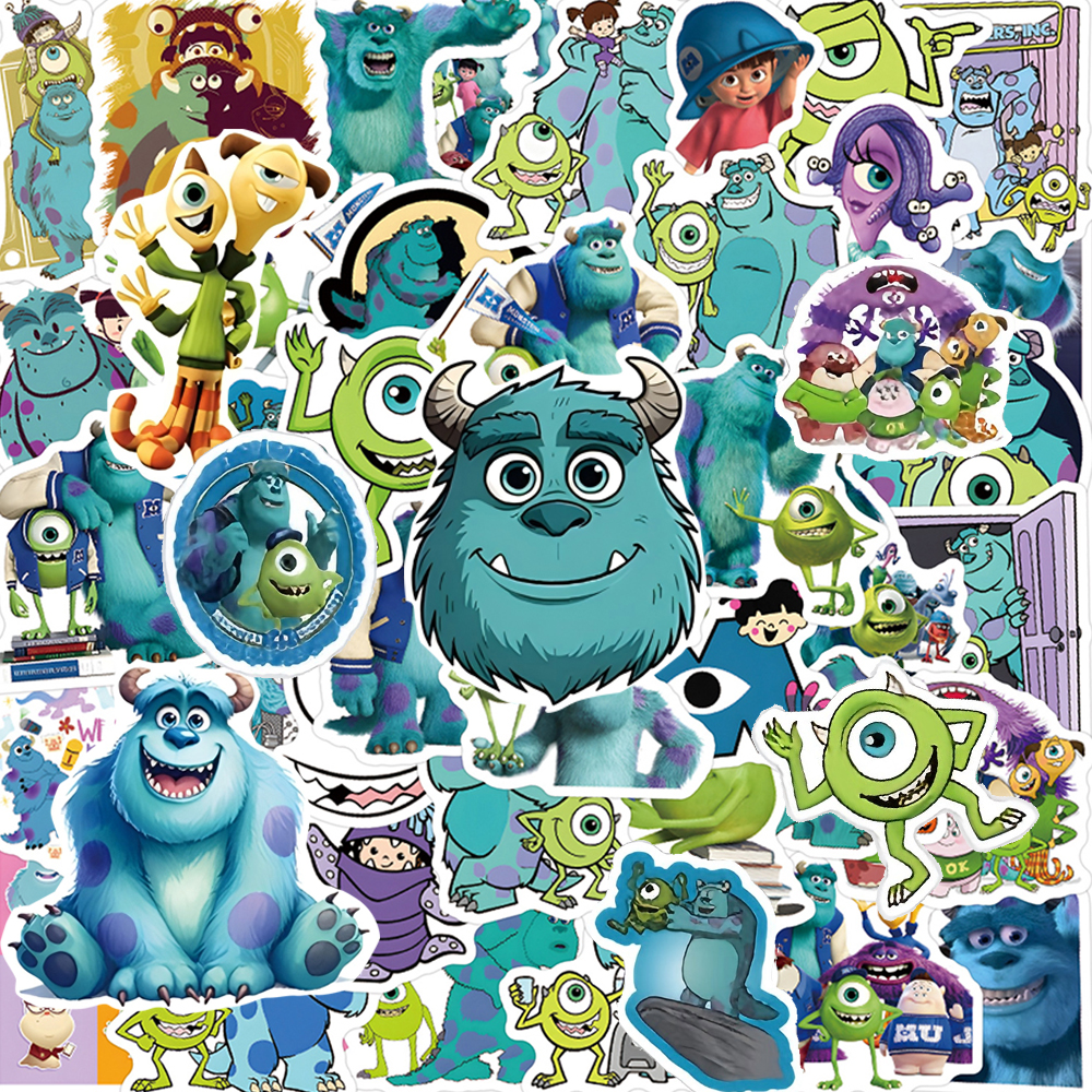 Laptop Accessories Gifts - 60pcs Disney Funny Anime Monster Inc