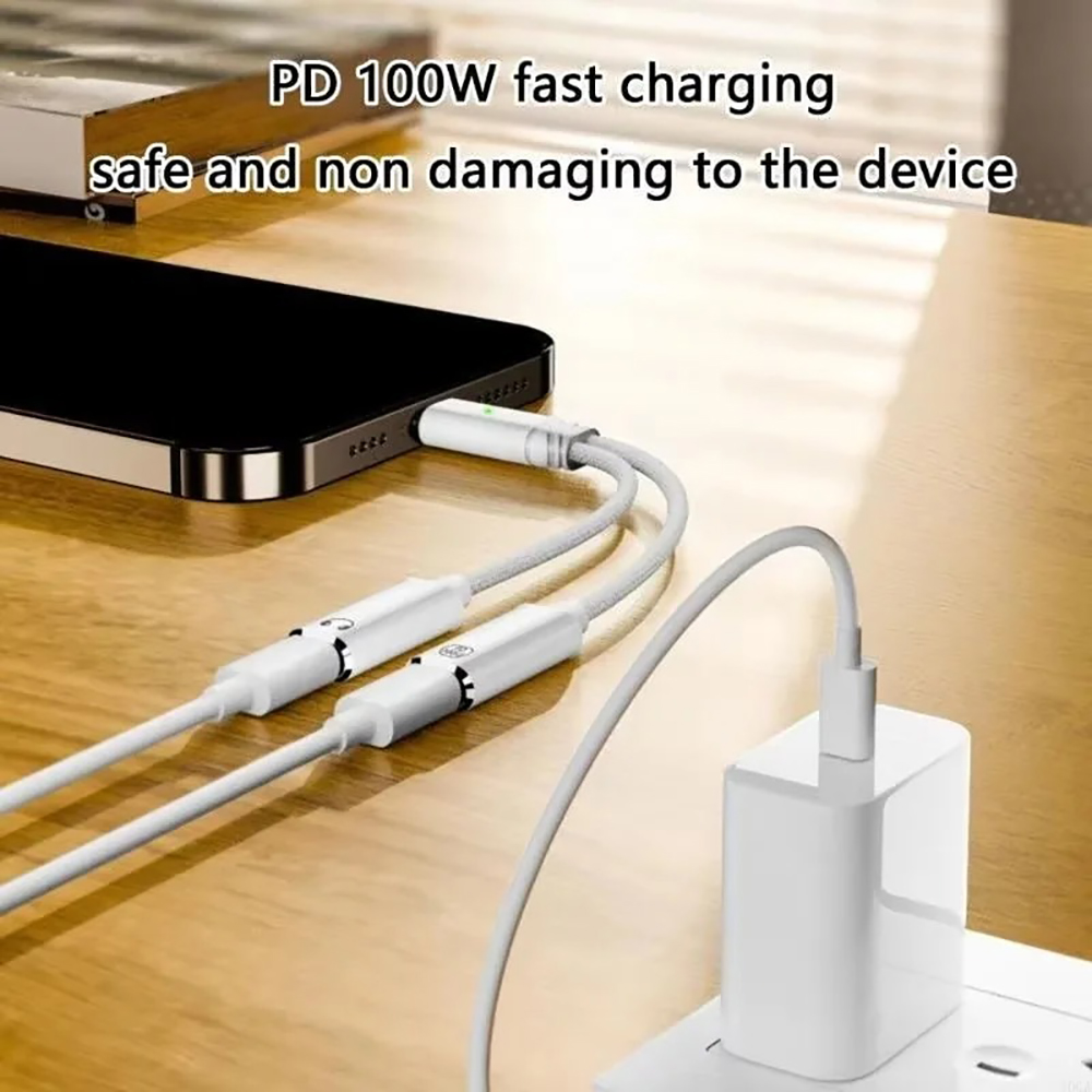 USB C Splitter 2 in 1 Headphon – обзор и цена Apple Accessories Laptop
