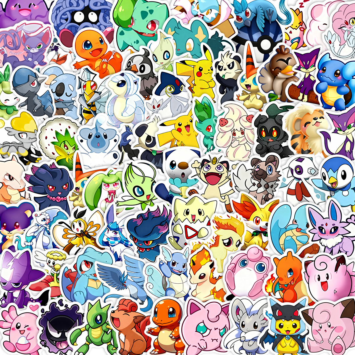 100/200pcs Pokemon Anime Stick – обзор и цена Laptop Accessories Gifts