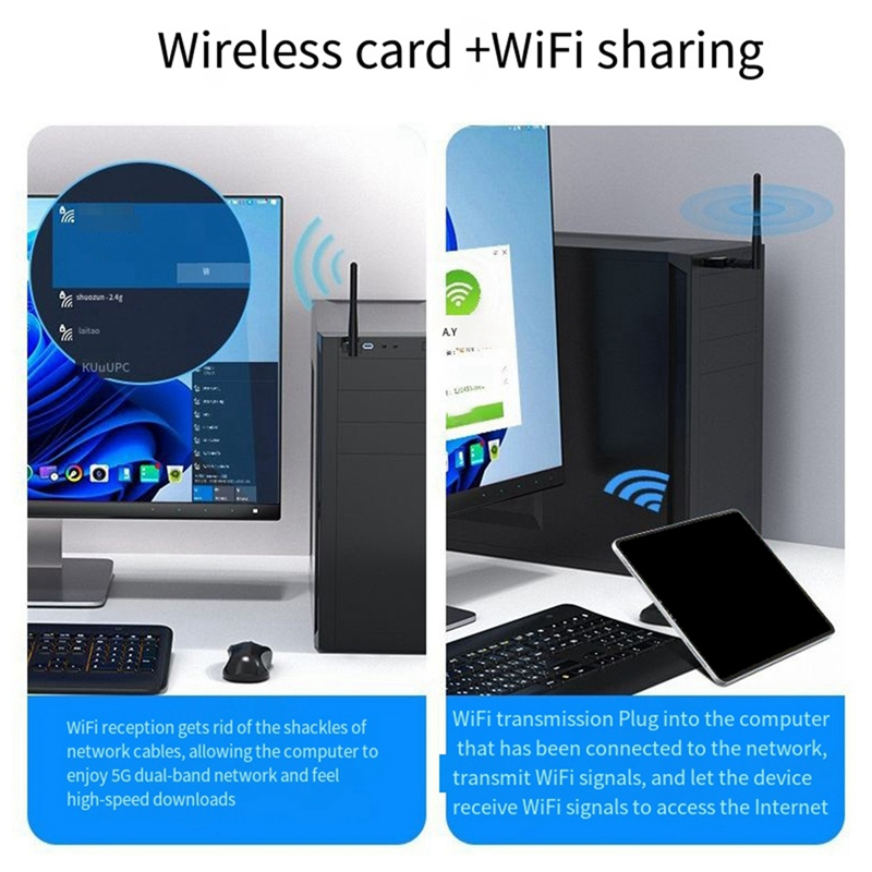 NIC Receiver Driver-Free USB W – обзор и цена Laptop Accessories All In One