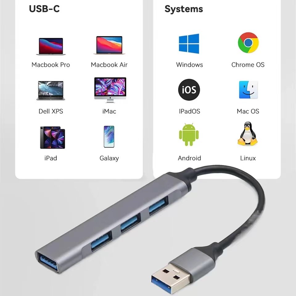 4-Port Multi-Splitter USB Hub  – обзор и цена Apple Accessories Laptop