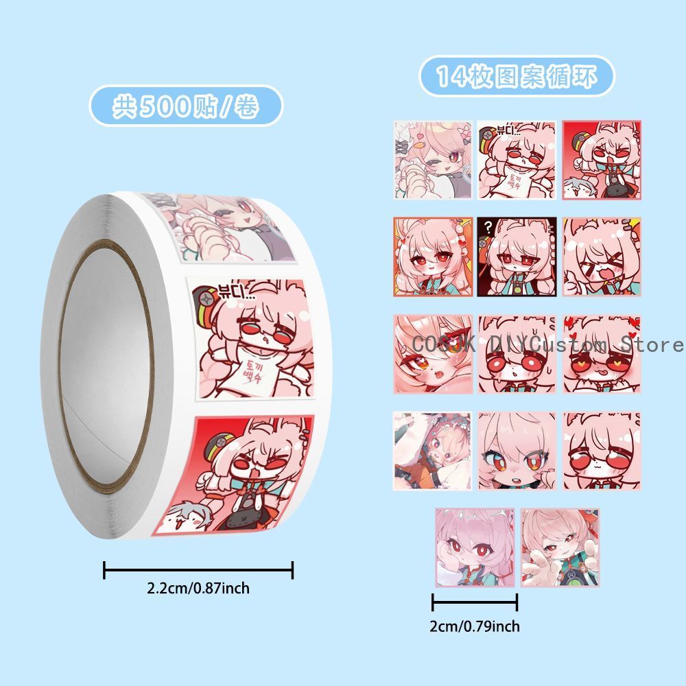 500Pc/Roll Anime Zenless Zone  – обзор и цена Laptop Accessories Gifts