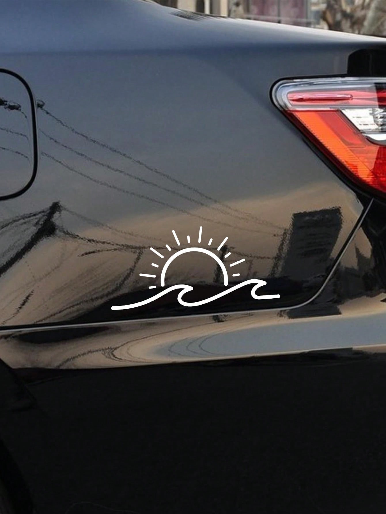 1pc White 30*15cm Sun Wave Car – обзор и цена Laptop Accessories Gifts