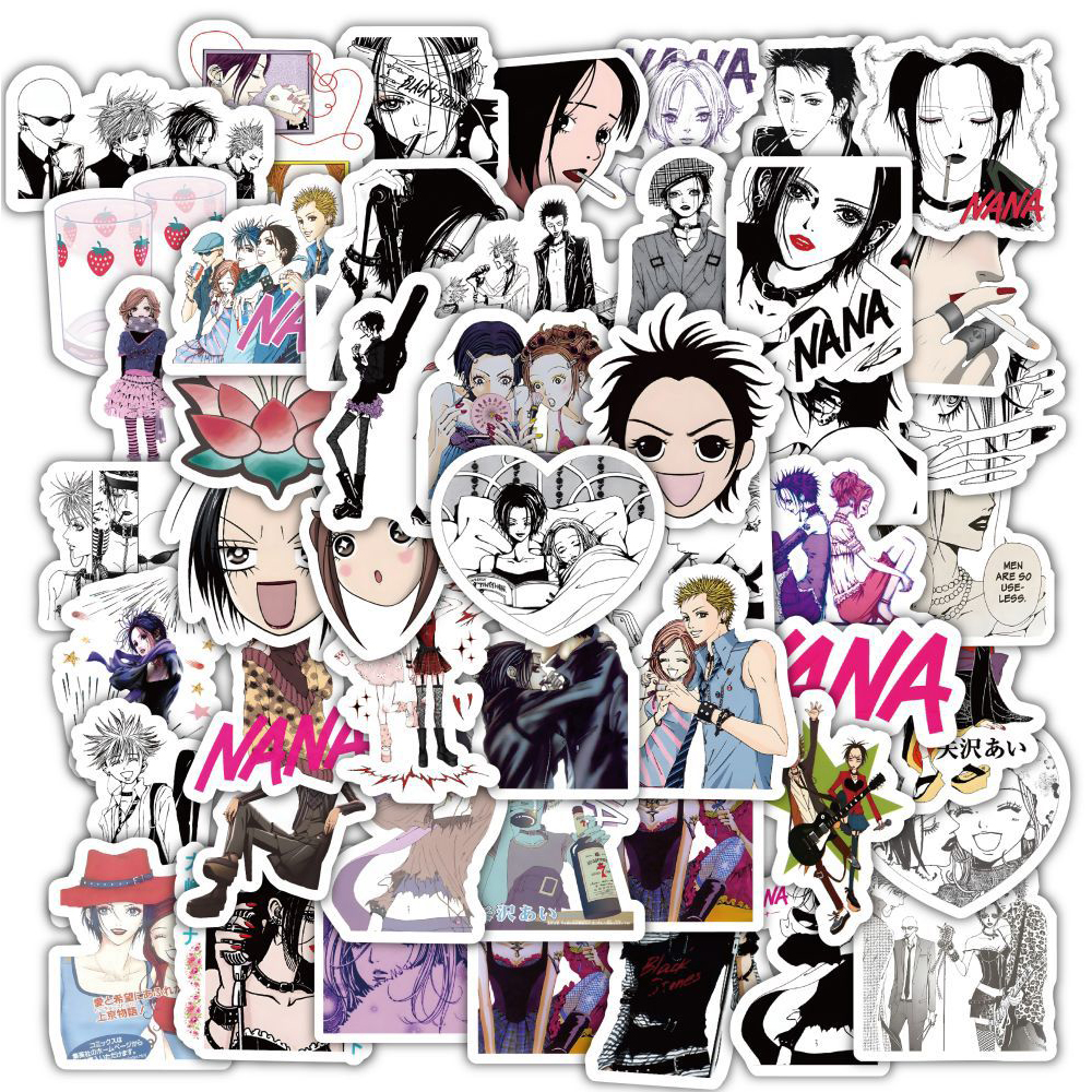 60PCS Anime NANA Stickers Cool – обзор и цена Laptop Accessories Gifts