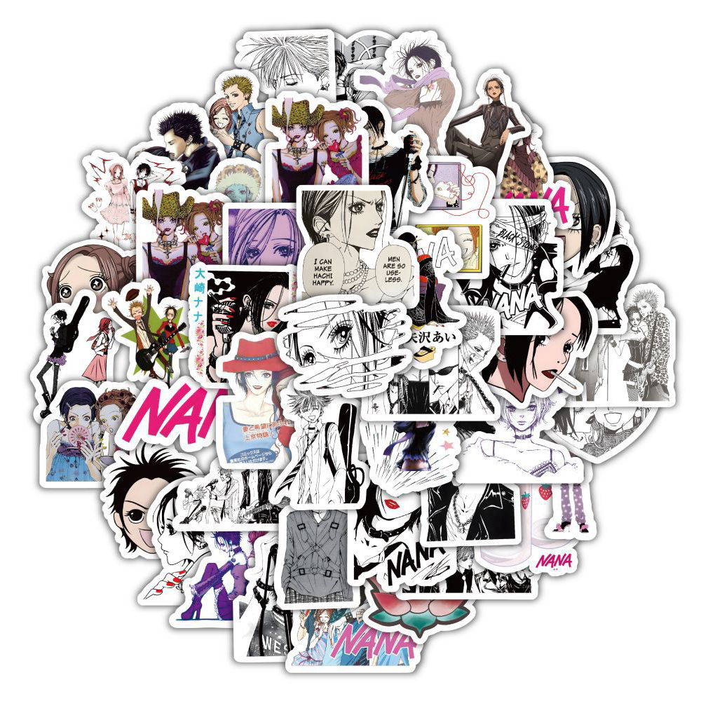 60PCS Anime NANA Stickers Cool – обзор и цена Laptop Accessories Gifts