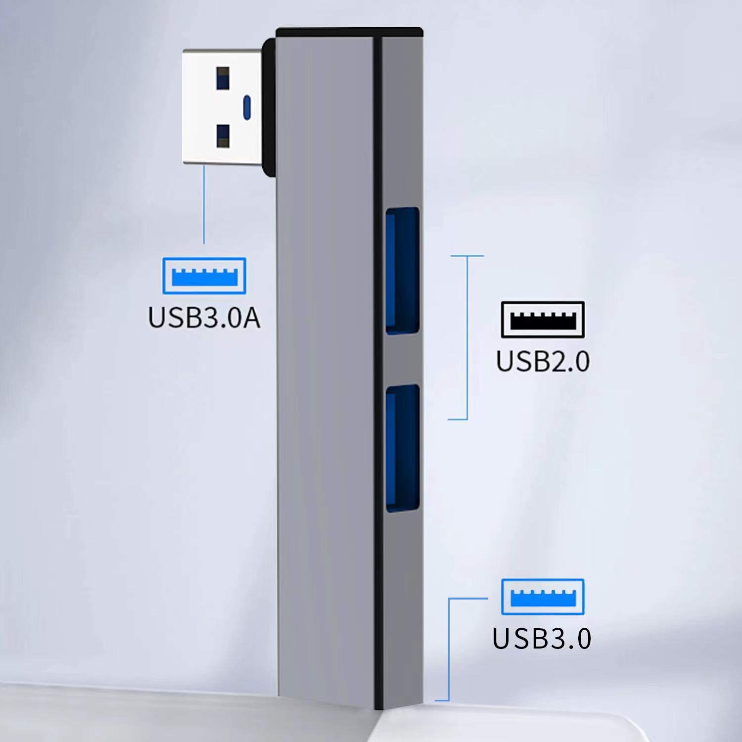 USB  HUB 3.0 3 Port Multi USB  – обзор и цена Apple Accessories Laptop