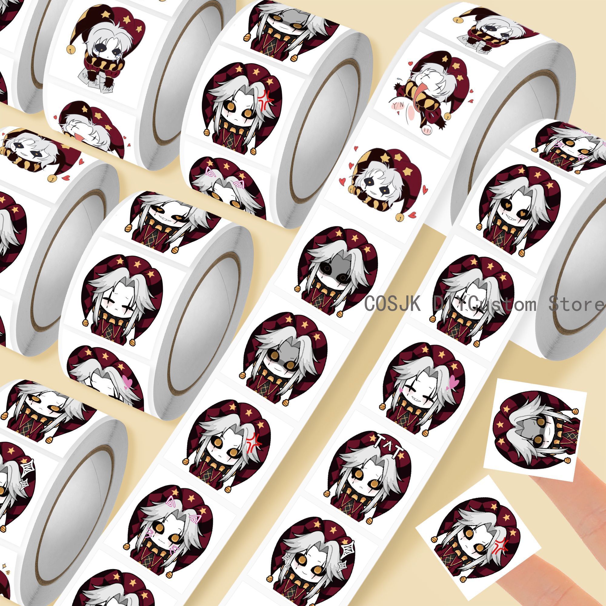 500Pc/Roll Anime Pierrot The F – обзор и цена Laptop Accessories Gifts