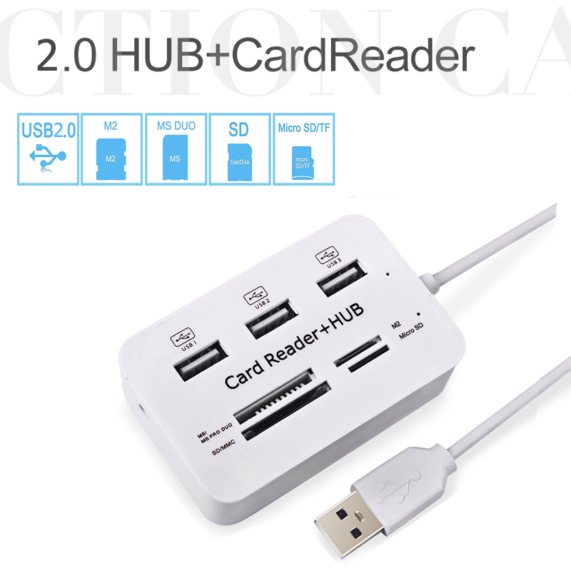 USB Hub 2.0 3 Ports TF Micro S – обзор и цена Laptop Accessories All In One