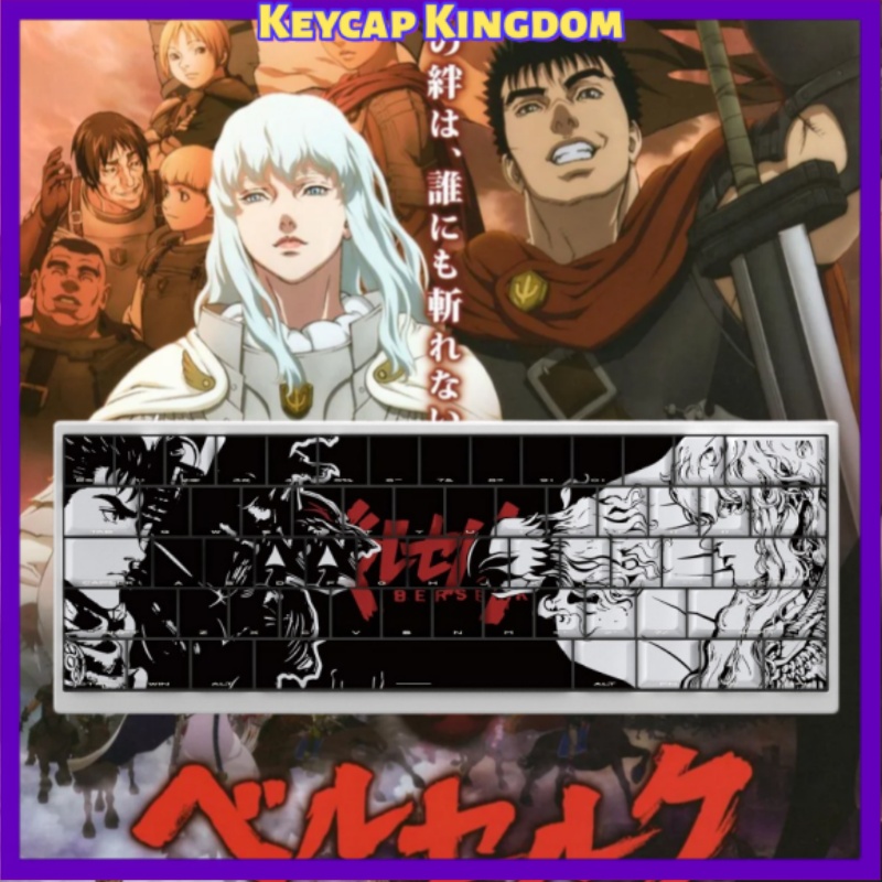 BERSERK Theme Anime Keycap 98  – обзор и цена Laptop Accessories Gifts