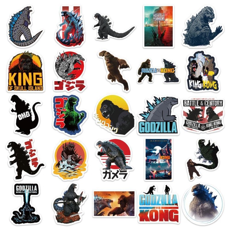 50pcs/set Movies Godzilla Vs.  – обзор и цена Laptop Accessories Gifts
